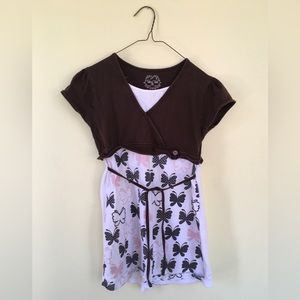 Y2K Tied Babydoll Blouse